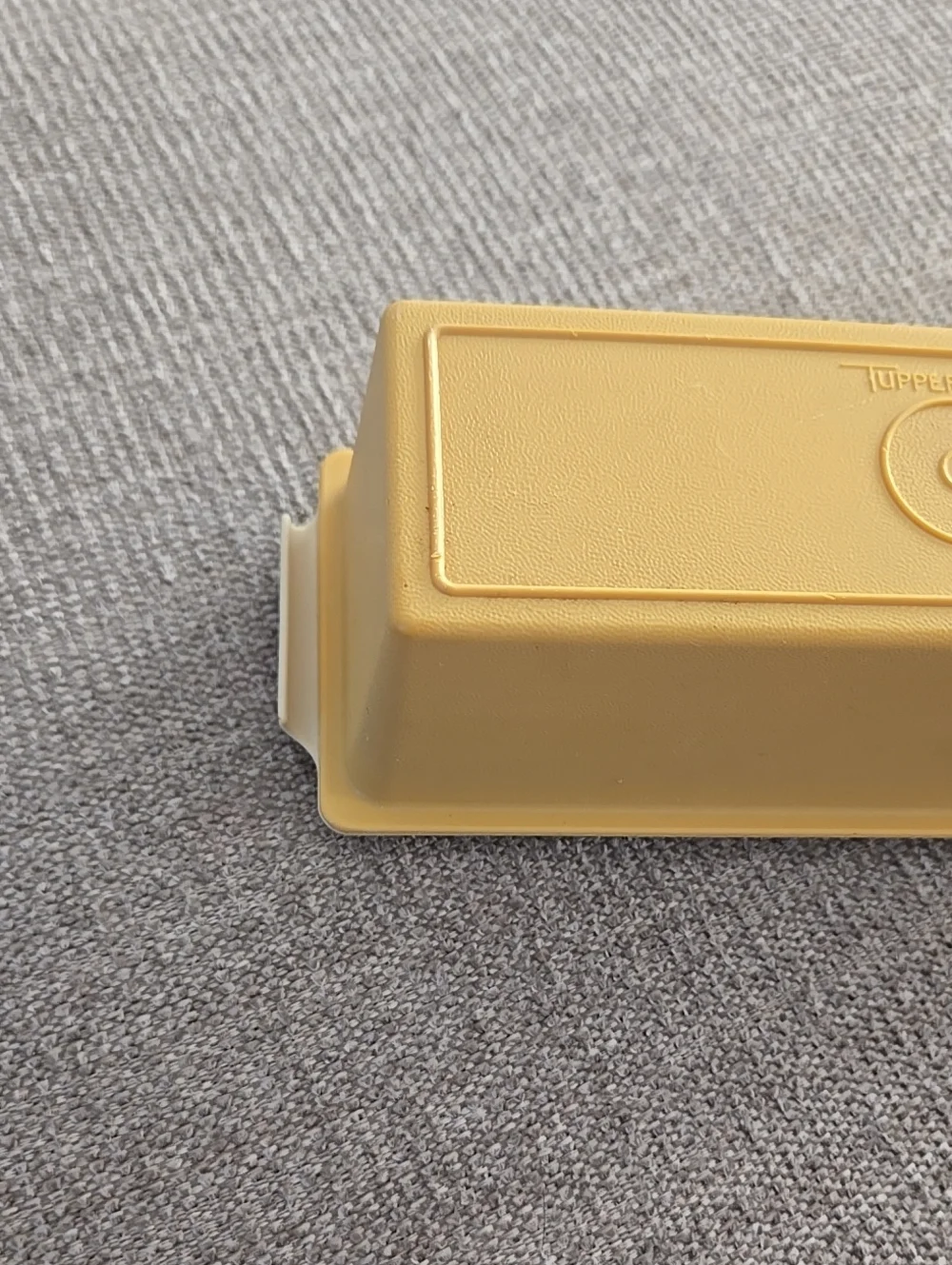 Vintage Tupperware Single-Stick Butter Dish from 1970s Top Bottom 2 Piece Vtg